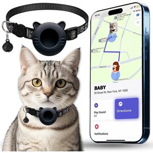 Reflective Cat <b>Collar</b> With Breakaway Safety Feature Lightweight Nylon For Small Cats Includes Bell - Product Image 1
