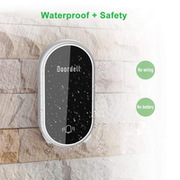 Sonnette de porte intelligente sans fil RF433, étanche, sans piles, à succès, pour la maison