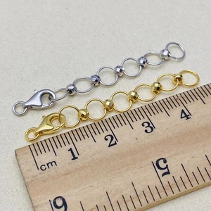 Fermoir de collier en argent sterling 925 en gros, fermoir à ressort unisexe, fermoir à homard pour chaîne de perles, fabrication de bijoux DIY, mariage - Product Image 1