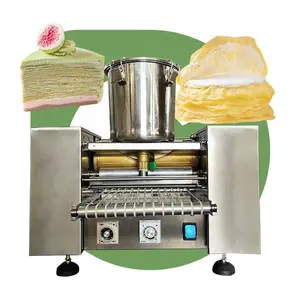 Otomatik ticari bin katmanlı Mini kek Topper makinesi Pancake Pancake krep makinesi yapmak makinesi