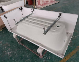 Baignoire encastrée rectangulaire encastrée en acrylique avec jupe de baignoire simple <span class=keywords><strong>Promotion</strong></span> de drain d'angle pour bain à remous intégré - Product Image 6