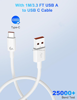 Chargeur Rapide 100W SuperCharge pour Honor 400 200 Pro Pura 70 Ultra, Chargeur Rapide 100W avec Câble USB Super Charge 6A pour Honor