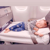 PVC pliable enfants enfant en bas âge lit de voyage gonflable lit de couchage avion gonflable lit de voyage matelas