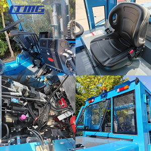 Ltmg 10 טון מיכל מלגזה קדמי צמיג כפול מונית סגורה הרמת גובה 2 מ 'דיזל מלגזה עם 2 שלב תורן - Product Image 6