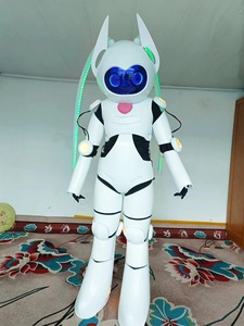 Costume de robot LED qui brille dans le noir, tenue de scène pour boîte de nuit, costume d'astronaute pour soirée dansante avec lumières LED - Product Image 3