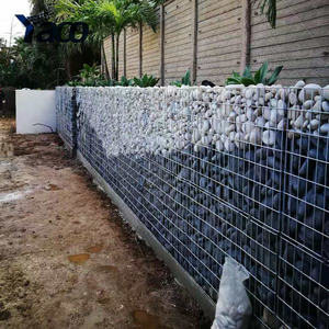 <span class=keywords><strong>YACO</strong></span> Gabion soudé galvanisé à chaud 30x30x100cm, maille carrée 4mm, fil de fer galvanisé, assemblage facile, haute résistance à la traction - Product Image 6