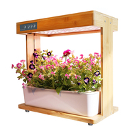 Système de culture hydroponique Sciengarden avec contrôle à distance par application téléphonique, bacs NFT, 100x100mm, PVC noir et blanc