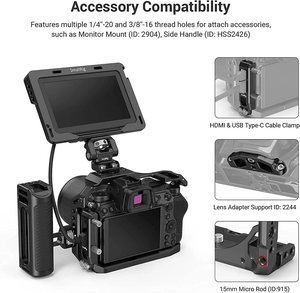 เคสอลูมิเนียมอัลลอยด์ Smallrig สำหรับกล้อง Nikon Z5 / Z6 / Z7 / <span class=keywords><strong>Z6II</strong></span> / Z7II -2926 - Product Image 5