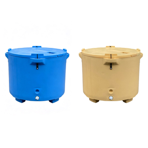 Conteneur isotherme rotomoulé 630L à paroi épaisse de 5 cm, étanche, pour la transformation des fruits de mer et la conservation au froid – Bacs isothermes - Product Image 6