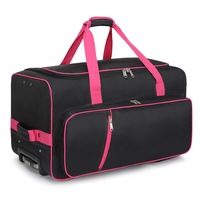 Sac de danse en stock avec trolley à roulettes, rangement pour costumes de scène, grande capacité, studio portable, sac de voyage