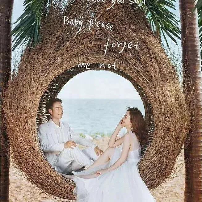 作成された結婚式のラウンジャーBali ins Nest Swingホットセール面白いと派手な屋外籐家具ハンモックホームステイ用