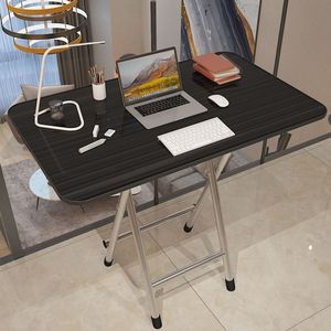 Foldable Rectangular Table 80x40x70cm Aluminum Tripod Base Minimalist Design For Outdoor Indoor Use - Product Image 2