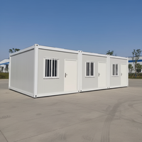 Maison Modulaire Conteneurisée en Acier Étanche 20ft 40ft – Luxe Contemporain Préfabriqué pour Hôtels, Villages Temporaires, Hôpitaux et Salles de Sport