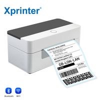 Xprinter-Impresora térmica de códigos de barras, impresora sin tinta, USB + Bluetooth, de escritorio, de 4 pulgadas, fabricación china, con pegatina, 1/2/2/2"