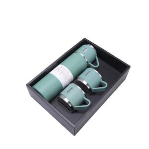 304 Aço Inoxidável Vacuum Flask Set 500ml com copos 3pcs - Product Image 5
