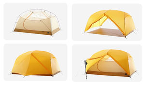 เต็นท์แคมป์ปิ้งพับได้แบบกันน้ำ วัสดุอลูมิเนียมอัลลอยด์น้ำหนักเบาพิเศษ สำหรับเดินป่าและแบกเป้ 4 ฤดู รุ่น Custom <span class=keywords><strong>Vidalido</strong></span> PU2500mm แบบสองชั้น - Product Image 4