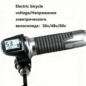 Medidor de voltaje del acelerador de bicicleta eléctrica de alta calidad con interruptor de pantalla <span class=keywords><strong>digital</strong></span> Fuente de alimentación Mecanismo de acelerador de Respuesta Rápida - Product Image 4
