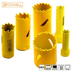 Bộ 13 Chiếc Cưa Lỗ Lưỡng Kim HSS SCOWELL Bộ Cưa Lỗ Khoan Kim Loại Gỗ 19Mm Đến 64Mm Với Trục Cắt Cưa Vương Miện - Product Image 2