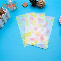 Sacs d'emballage alimentaire autocollants transparents et mignons, petits sacs en plastique OPP pour boulangerie, bougies, savons, biscuits, bijoux, bonbons