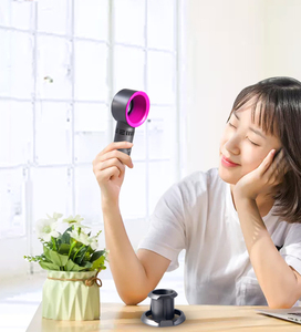 <span class=keywords><strong>Ventilateur</strong></span> portable USB mini sans pales avec support pour téléphone portable, en ABS, poignée rafraîchissante – Nouveauté été, vente chaude - Product Image 6