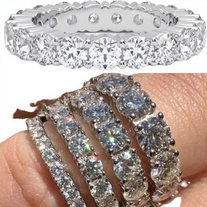 Bague de fiançailles en diamant ovale cultivé en laboratoire Multishape, or blanc massif 14k 18k, bijoux fins tendance unisexes - Product Image 3