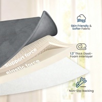 Tapis de jeu pour bébé en velours corail, 35 mm d'épaisseur, mousse à mémoire de forme rembourrée, antidérapant, imperméable, tapis de sol pour ramper