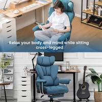 Chaise de jeu de style populaire, chaise PC OEM, siège pivotant avec réglage de la hauteur pour espace de jeu en appartement