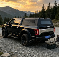 Nouvelle Arrivée - Couvre-Caisse de Camion en Acier, Tri-Pliant, Sans Perçage, Protection Contre la Poussière, Noir Carbone, 4x4 Tout-Terrain, Caisse Arrière, Dodge 3500 Pickup Truck