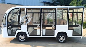 รถชมวิวไฟฟ้าแบบวินเทจ 72V 14 ที่นั่ง ประหยัดพลังงาน สำหรับใช้งานเชิงพาณิชย์ - Product Image 3