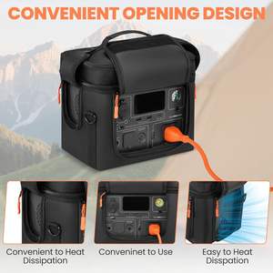 Estuche de Transporte Compatible con <span class=keywords><strong>BLUETTI</strong></span> <span class=keywords><strong>EB3A</strong></span>/AC2A/AC2P/Elite 30 V2, Bolsa de Viaje para Estación de Energía Acolchada con Múltiples Bolsillos - Product Image 3