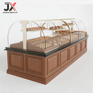 Meuble de présentation sur mesure pour pâtisserie, boulangerie, <span class=keywords><strong>comptoir</strong></span> de vente au détail vintage simple, <span class=keywords><strong>vitrine</strong></span> à pâtisseries et desserts, en promotion - Product Image 3