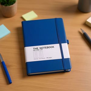 OEM ODM Hardcover Leather Journal Notebook A5 100 Sheets Lined Thermal Binding School Office Use - Product Image 2