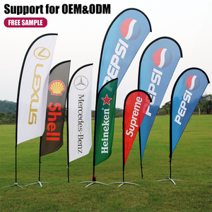 Drapeau personnalisé double face Bannière résistante à la décoloration Sac rempli d'eau <span class=keywords><strong>de</strong></span> haute qualité Drapeau <span class=keywords><strong>de</strong></span> plage promotionnel pour concessionnaire automobile - Product Image 2