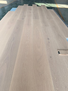 Suelo de <span class=keywords><strong>Parquet</strong></span> de Madera de Roble Blanco Europeo, Multicapa, de 240 mm, con Acabado Cepillado y <span class=keywords><strong>Pintura</strong></span> UV, Tipo Sólido - Product Image 3
