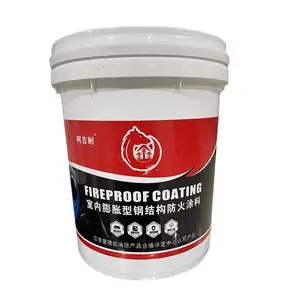 Waterbased fire intumescent resistant coating liquid flame retardant spray paint For steel structure tunnel