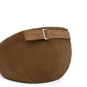 Gorro Boina Retro Estilo Japonés, Nuevo Modelo Otoño Invierno, para Hombre y Mujer, con Cuerpo de Pana y Visera de Gamuza - Product Image 5