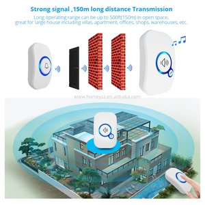 Timbre Inalámbrico Inteligente <span class=keywords><strong>para</strong></span> el Hogar, Seguridad <span class=keywords><strong>para</strong></span> el Hogar, Timbre Inteligente de Bienvenida, Alarma con Luz LED, 32 Melodías - Product Image 3