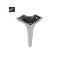 Meilleure vente 130mm aluminium moulé sous pression meubles jambe pour polyvalent pour canapé salon hôtel hôpital extérieur cuisine parc
