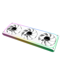 Ventilateur de refroidissement PC AntarcChill 360 mm avec affichage numérique de la vitesse, haute vitesse de rotation, débit d'air élevé, silencieux, pour boîtier d'ordinateur, radiateur, vente en gros