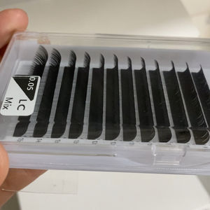 L <span class=keywords><strong>M</strong></span> Lc Ld Curl Individuele Wimpers Groothandel Kasjmier Mat Zwart Wimper Extensions Private Label Volume Lash Extensions - Product Image 5