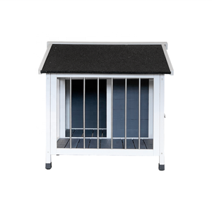 Outdoor Holz Hundehütte mit Veranda Wetterfeste Schutz mit Veranda, geräumige Holz Zwinger zu verkaufen - Product Image 3