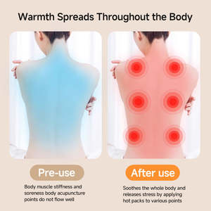 Matelas de massage électrique <span class=keywords><strong>chauffant</strong></span> Shiatsu à rouleaux, vibrations, pression d'air, contrôle de la minuterie pour le soulagement de tout le corps, best-seller sur <span class=keywords><strong>Amazon</strong></span> - Product Image 5