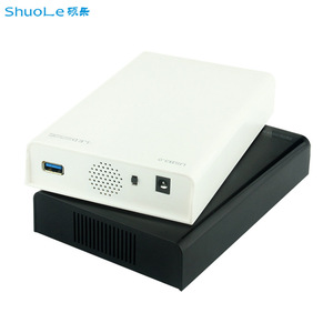 ShuoLe 3.5 Inch Sata To Usb3.0 Hard Drive <b>Enclosure</b> <b>Plastic</b> Case For Desktop High Speed Data Transfer - Product Image 1