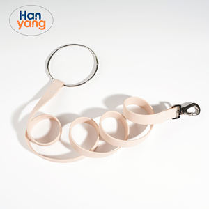 HanYang OEM personalizado PVC impermeable collar de perro y correa de PVC cuerda correa de perro de lujo duradero conjunto de correa de perro con asa de anillo - Product Image 4