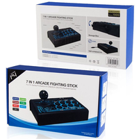 Manette de jeu arcade filaire USB 7 en 1 avec base en métal pour PS4/ SWITCH/P3/PC/Android Series / XBoxOne(S)/360