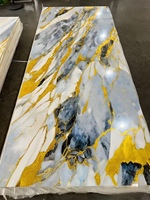 Vendre bien moderne charbon de bambou PVC étanche à l'humidité prévention des incendies portabilité panneau mural en marbre