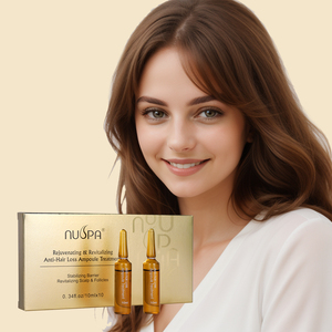 Nuspa Private Label Natural Ginseng Ginger Anti <strong>Hair</strong> Loss <strong>Treatment</strong> Replenish Scalp <strong>Energy</strong> Promote <strong>Hair</strong> Growth Ampoule