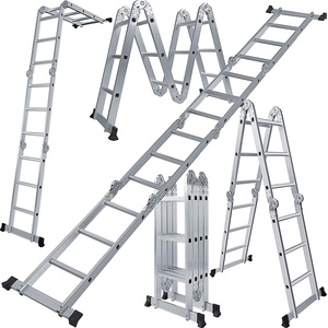 Tiêu chuẩn DX-404 EN131 nhôm bước nền tảng thang Escada/Kinder bất ngờ/cao su ngoài trời dexin Châu Âu cầu thang nhôm hỗ trợ - Product Image 5