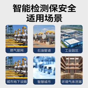 Détecteur de fuite de gaz enterré Zhong'an 60x60x90mm, capteur d'alarme souterrain pour la sécurité des pipelines - Product Image 3