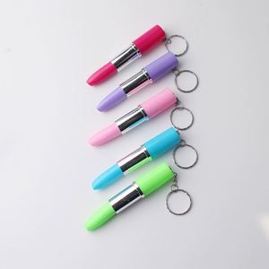 Promoción: Bolígrafo de labial con logo personalizado, diseño creativo deportivo, con llavero, punta de 1.0mm, escritura ancha, de plástico. - Product Image 3
